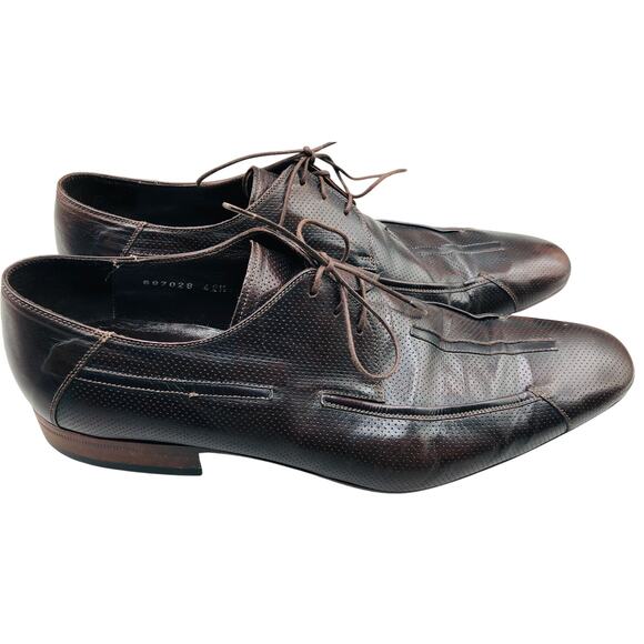 Baldinini Men\'s Burgundy Dress Shoes SZ 9.5 697028 42.5 main image 6